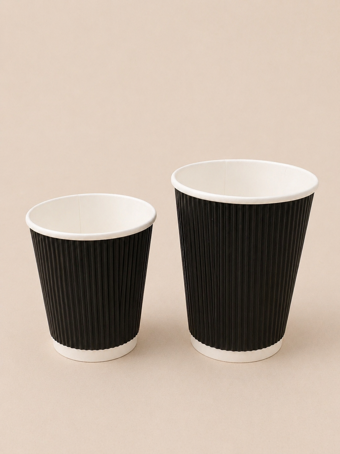 12oz Rippled-Wall Paper Cup with Lid