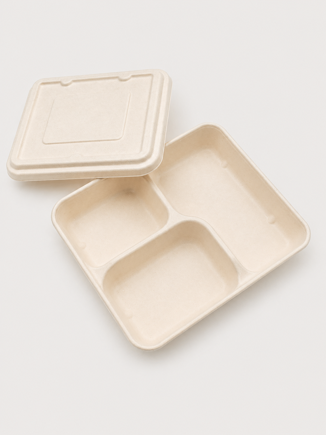 Bento Box 3-Compartment (Curved Partition)