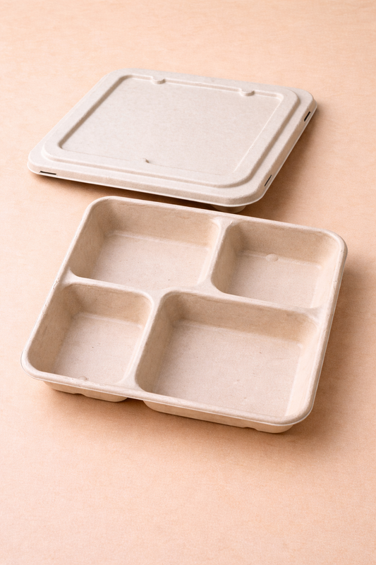 Bento Box 4-Compartment (Square)