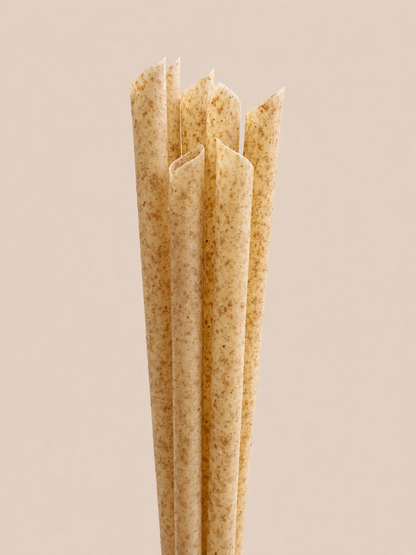 Sugarcane Bagasse Straw (6mm × 200mm)