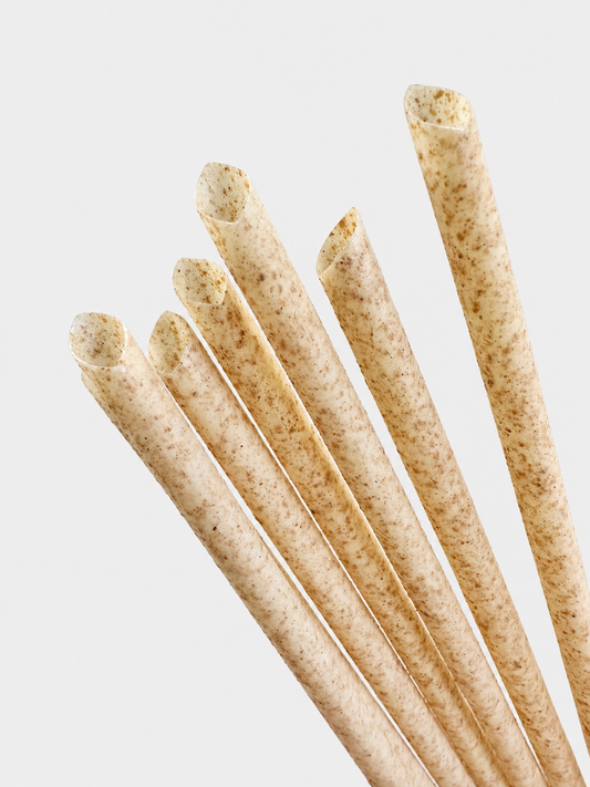 Sugarcane Bagasse Straw (6mm × 200mm)