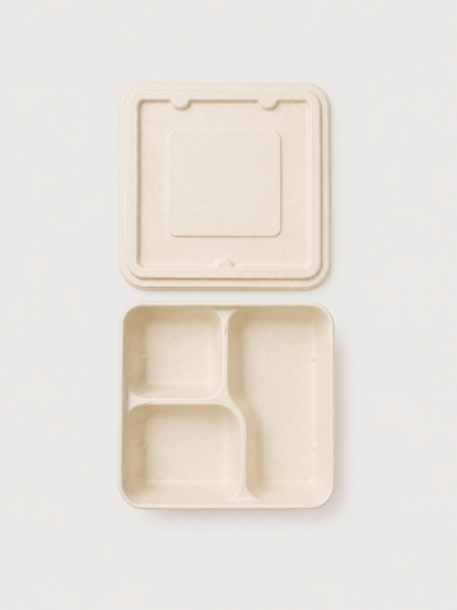 Bento Box 3-Compartment (Curved Partition)