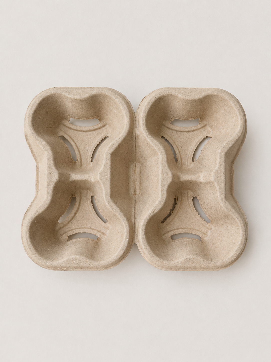 Paper Pulp Breakable 4-Cups Holder