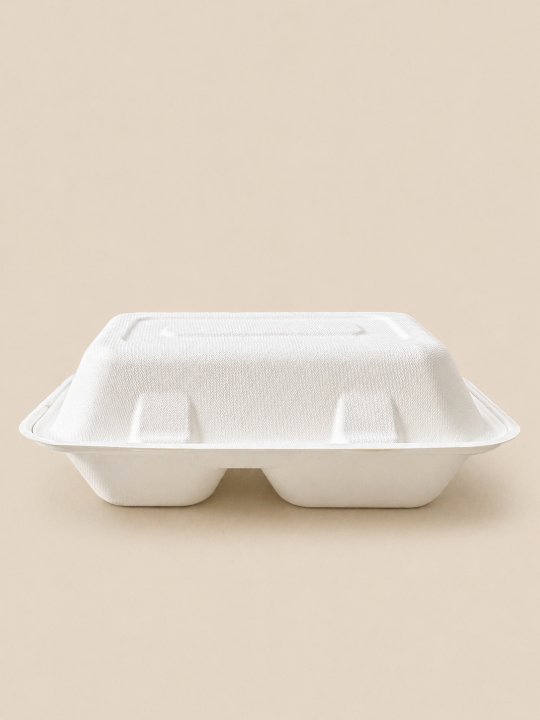 Clamshell 2-Compartment Meal Box (850ml)
