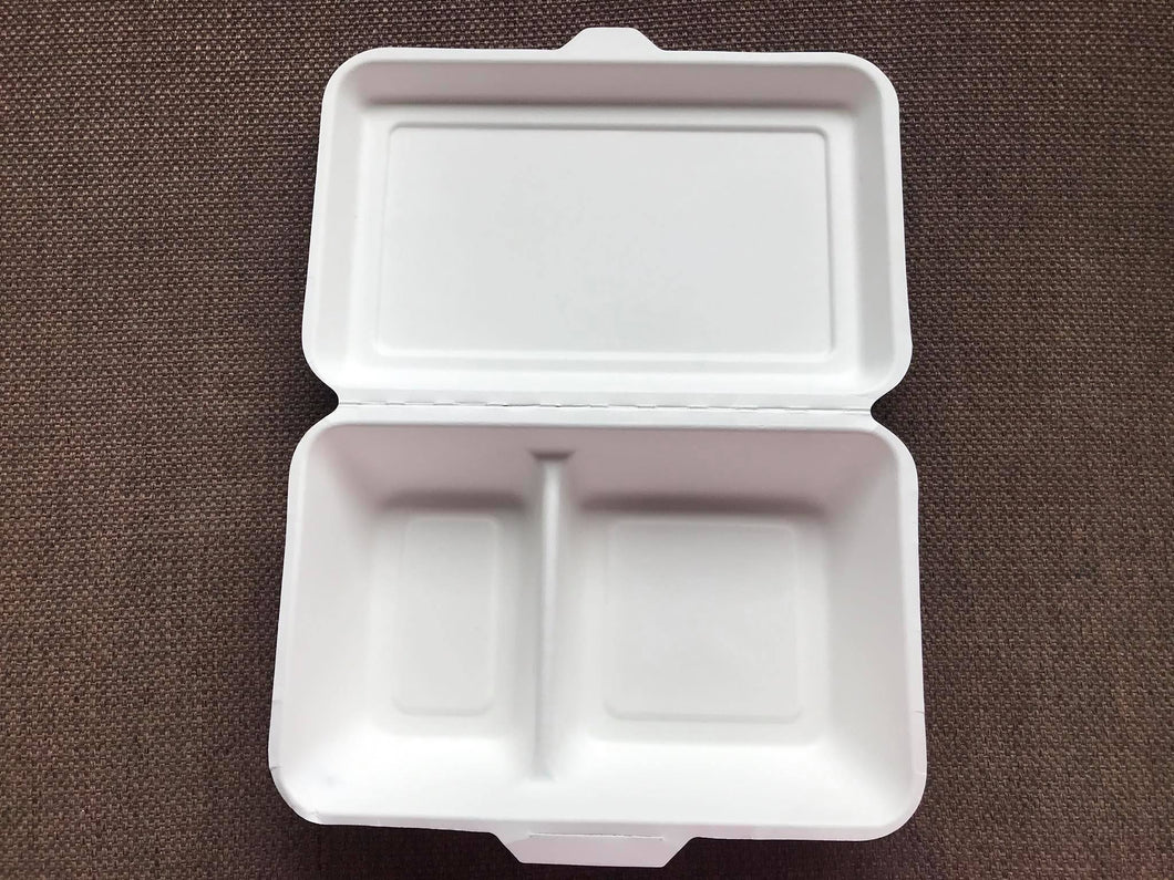 Sugarcane 2-Compartment Meal Box