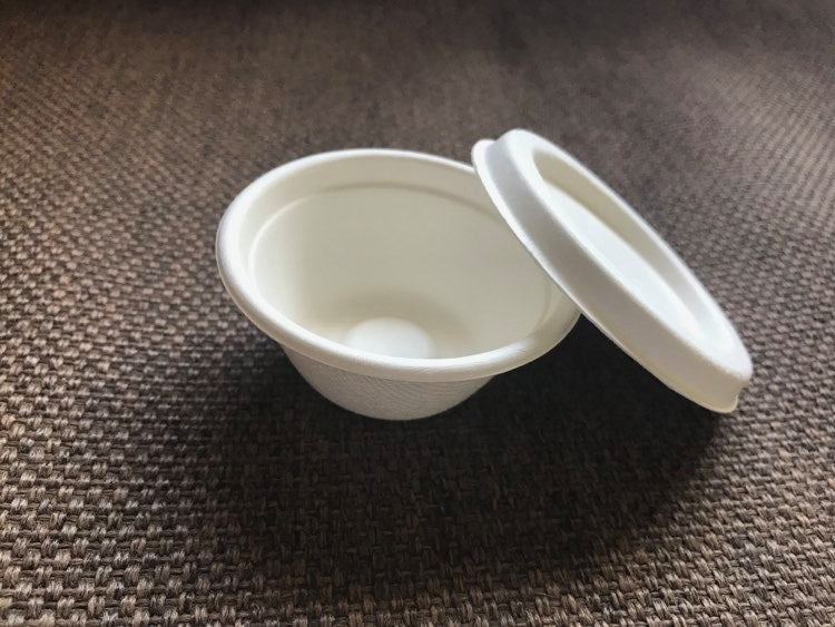 Sugarcane Sauce Cup with Lid