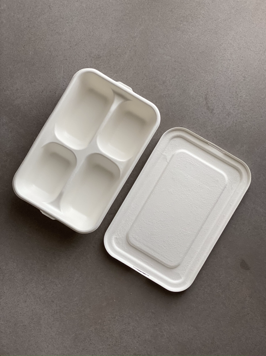 Bento Box 4-Compartment (Small Tray)